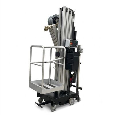 Single-Mast Inclinable Aluminum Alloy Aerial Work Platform