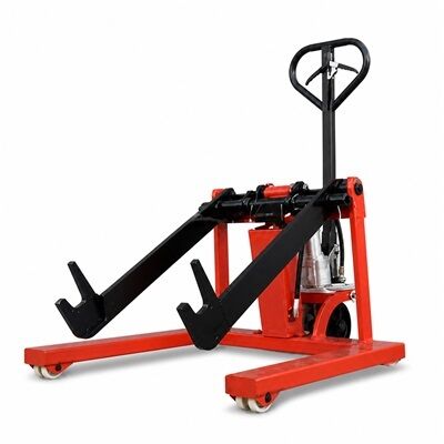Sinolift Custom Red Steel Cantilever Electric Handling Truck Paper Reel Trolley TP A1
