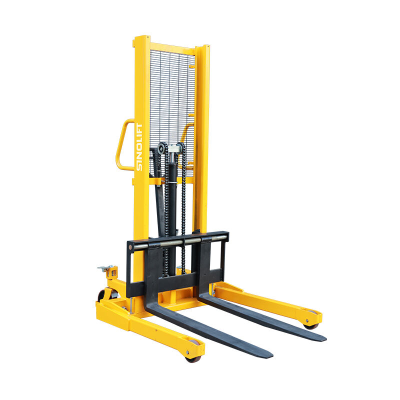 SINOLIFT SFH22AG Manual Hydraulic Stacker with Adjustable Straddle Legs